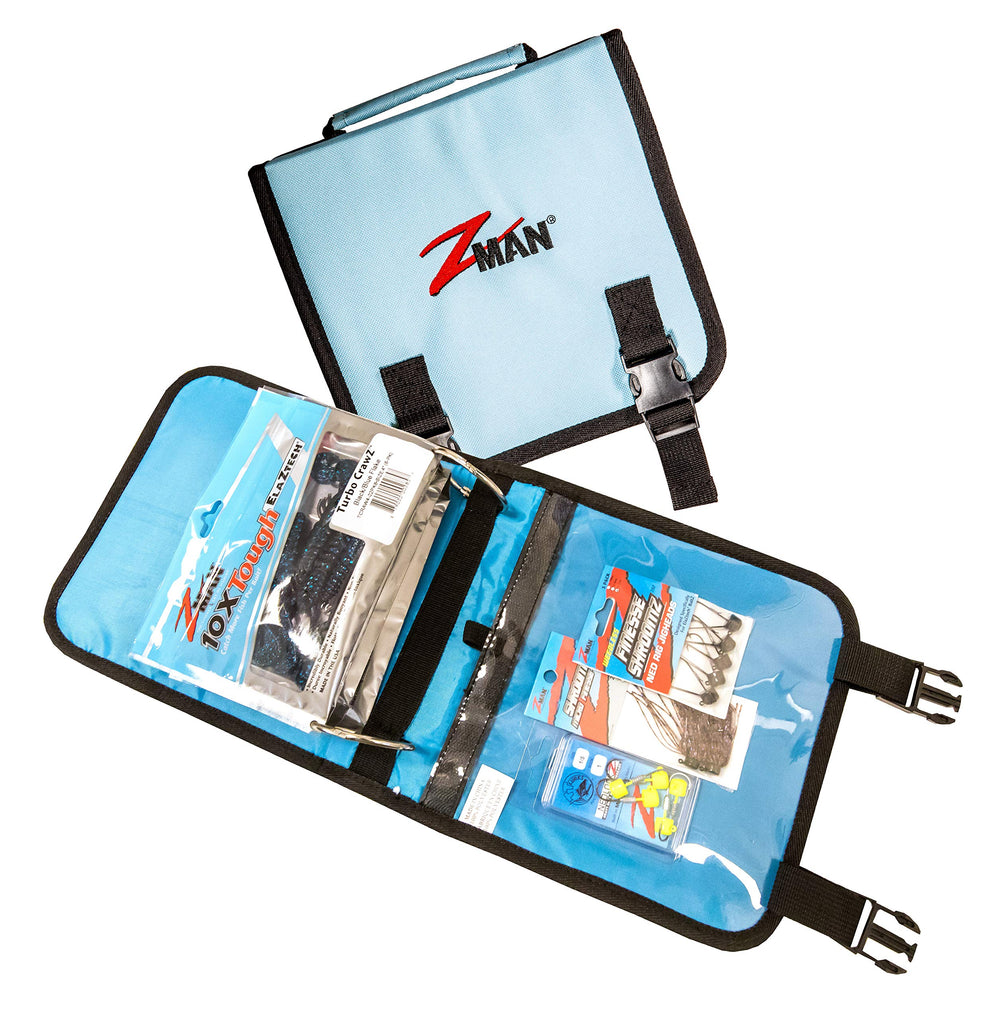 Z-Man Binder-1 Bait Binderz blue stores ElaZtech baits neatly for quick access