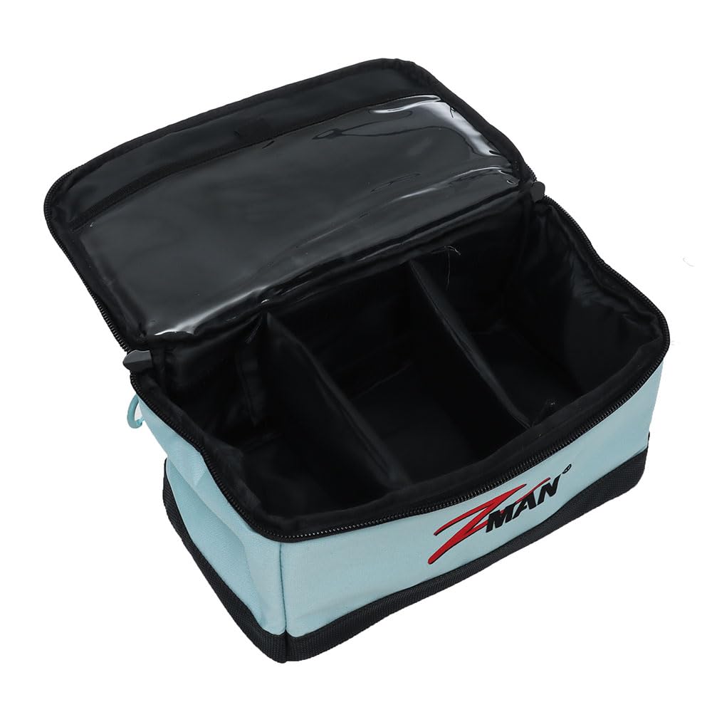 Z-Man Block-1 Blockz interior clear pocket for small items.