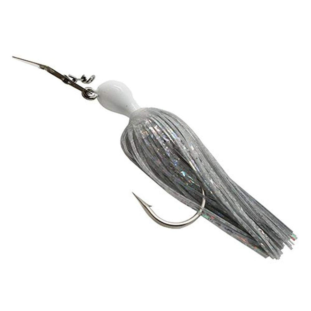 Z-Man CB12-14 ChatterBait Shad/Blue Glimmer lure offers vibration attraction for bass