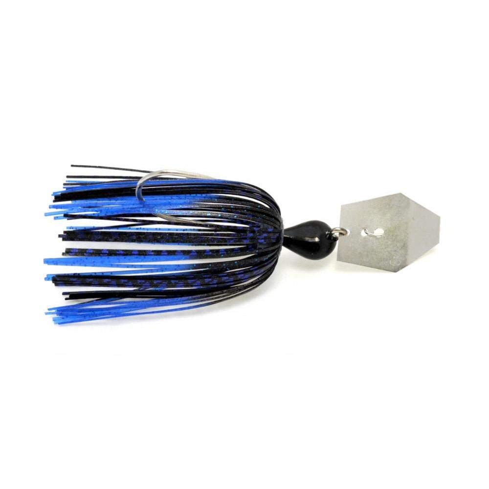 Z-MAN CB12-18 ChatterBait hex blade delivers flash and vibration for versatile bass fishing.