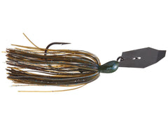 Z-Man Big Blade ChatterBait 3/4oz Green Pumpkin with oversized blade for strong thump