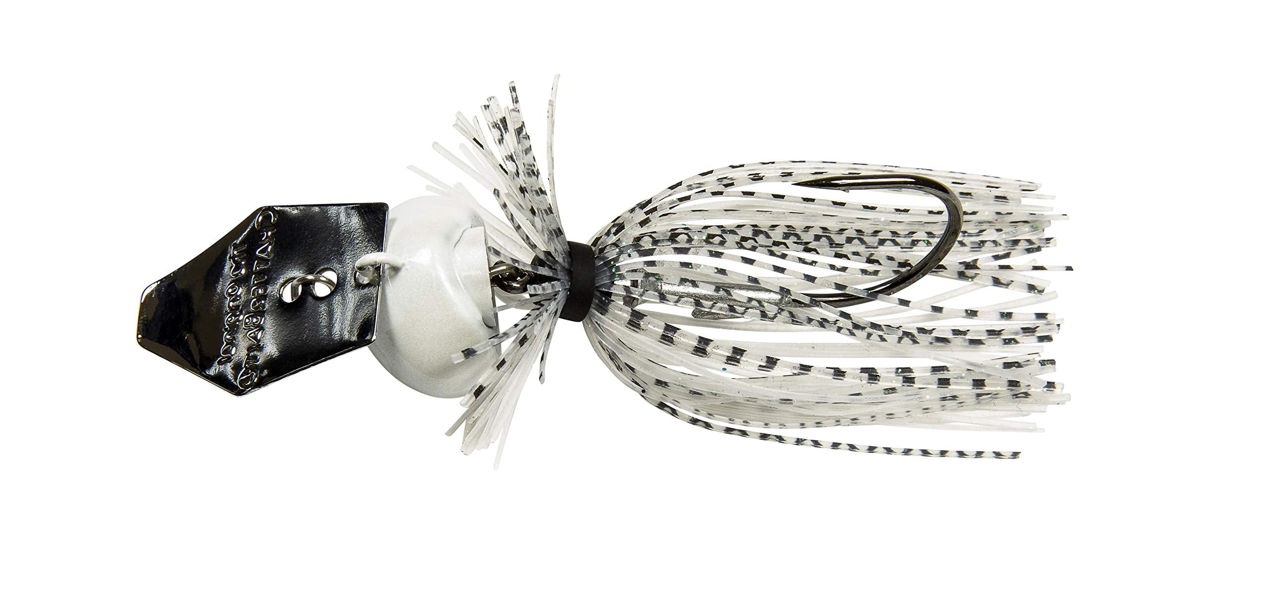 Z-MAN CBCFL34-03 Chatterbait head close-up, zinc construction for strong bottom contact.
