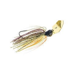 Z-Man CBJH38-12 ChatterBait bluegill head with 3D eyes for lifelike presentation.