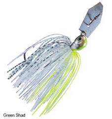 Z-Man CBJH38-12 ChatterBait bluegill skirt detail improves color flash.