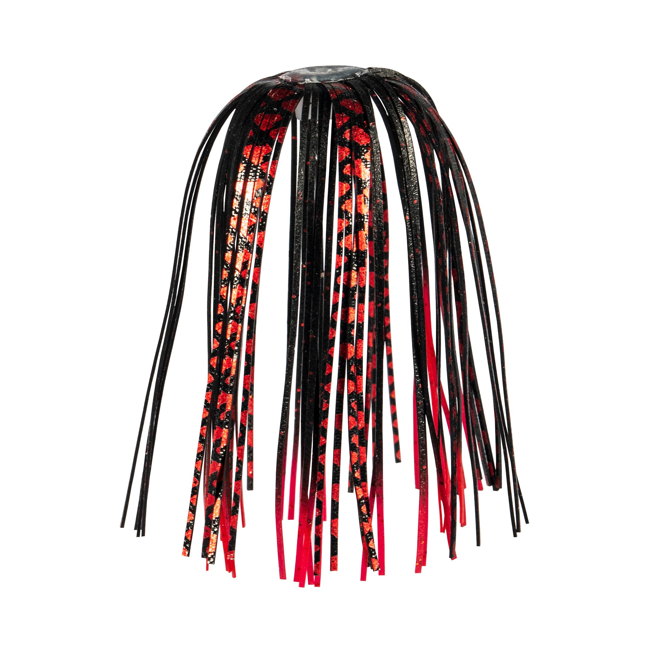 Z-MAN Chatter Bait EZ Skirt in black red chrome delivers vivid action and quick replacements.