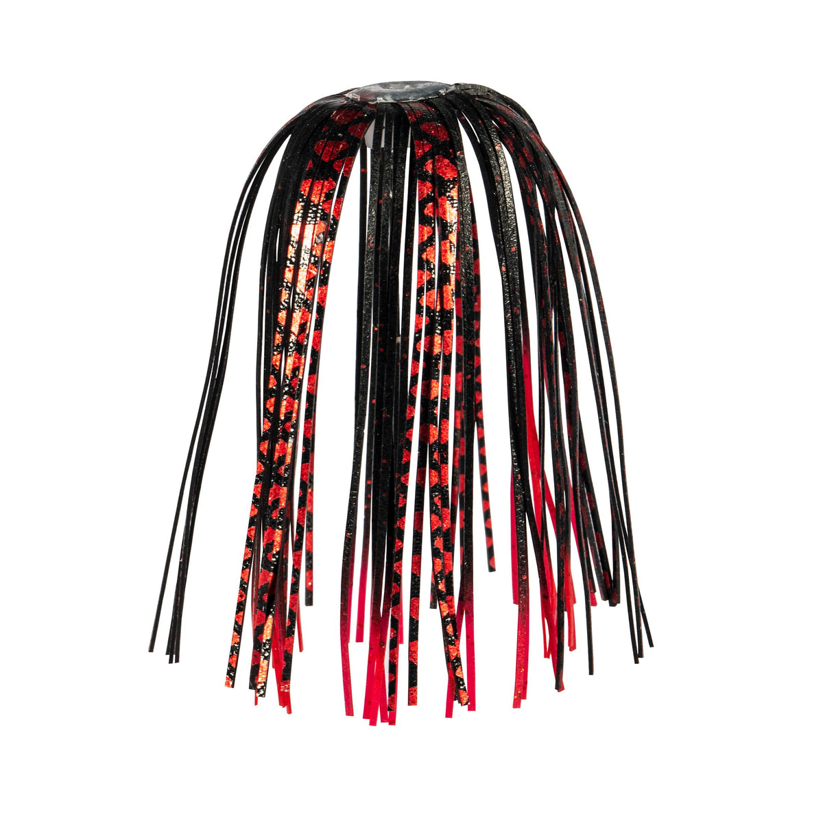 Z-MAN Chatter Bait EZ Skirt in black red chrome delivers vivid action and quick replacements.
