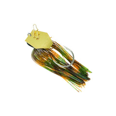 Z-Man ChatterBait hex blade close-up highlights maximum flash and vibration.