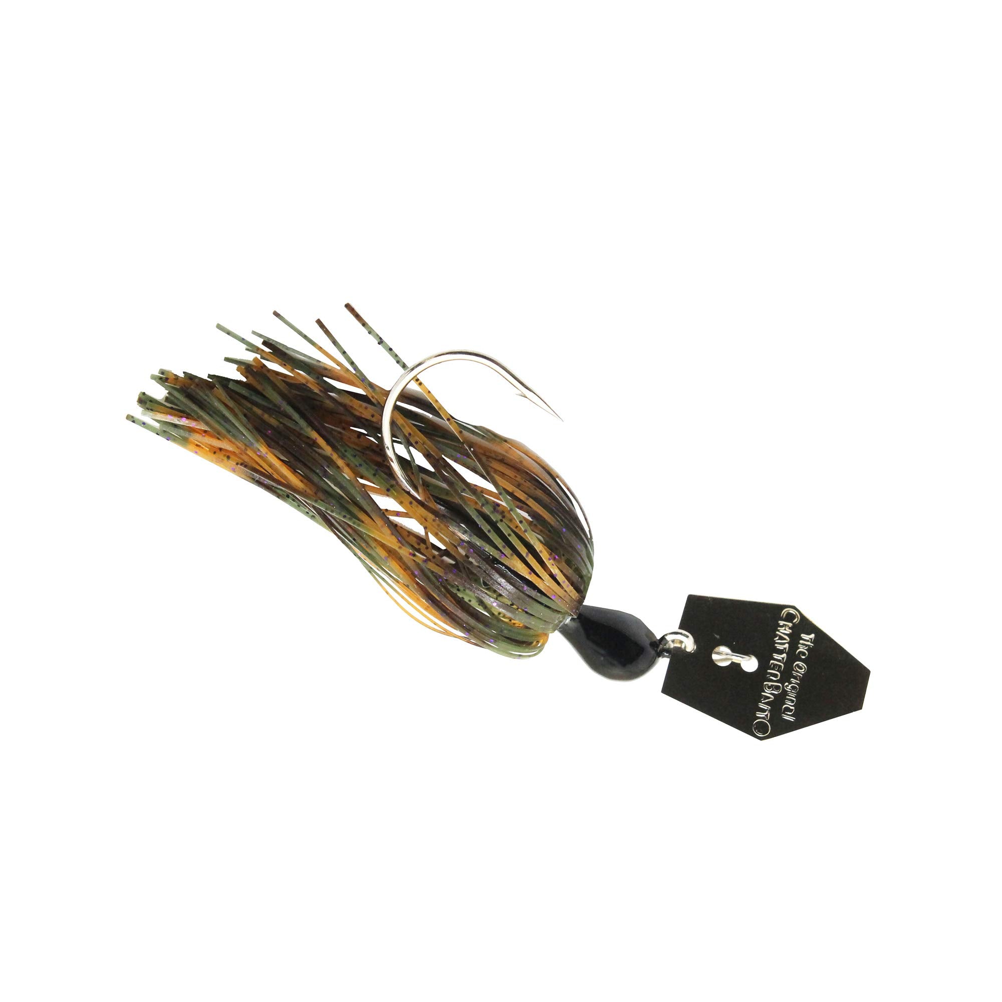 Z-Man ChatterBait demonstrates water-column action with fast retrieves without hydroplaning.