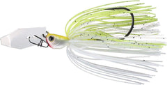 Z-Man ChatterBait Jack Hammer 1/2 oz chartreuse/white delivers erratic action near cover for increased strike potential.