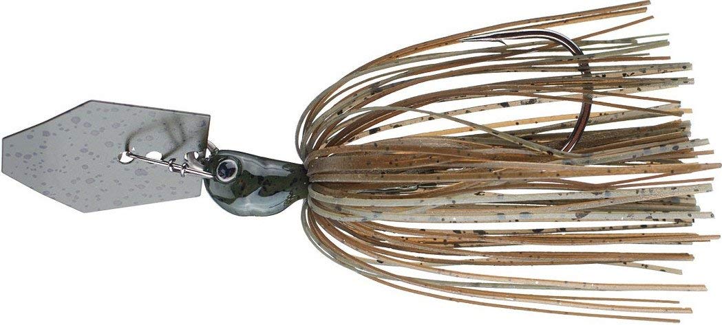 Z-Man ChatterBait Jack Hammer 1/2 oz Green Pumpkin blade vibration for cover skipping