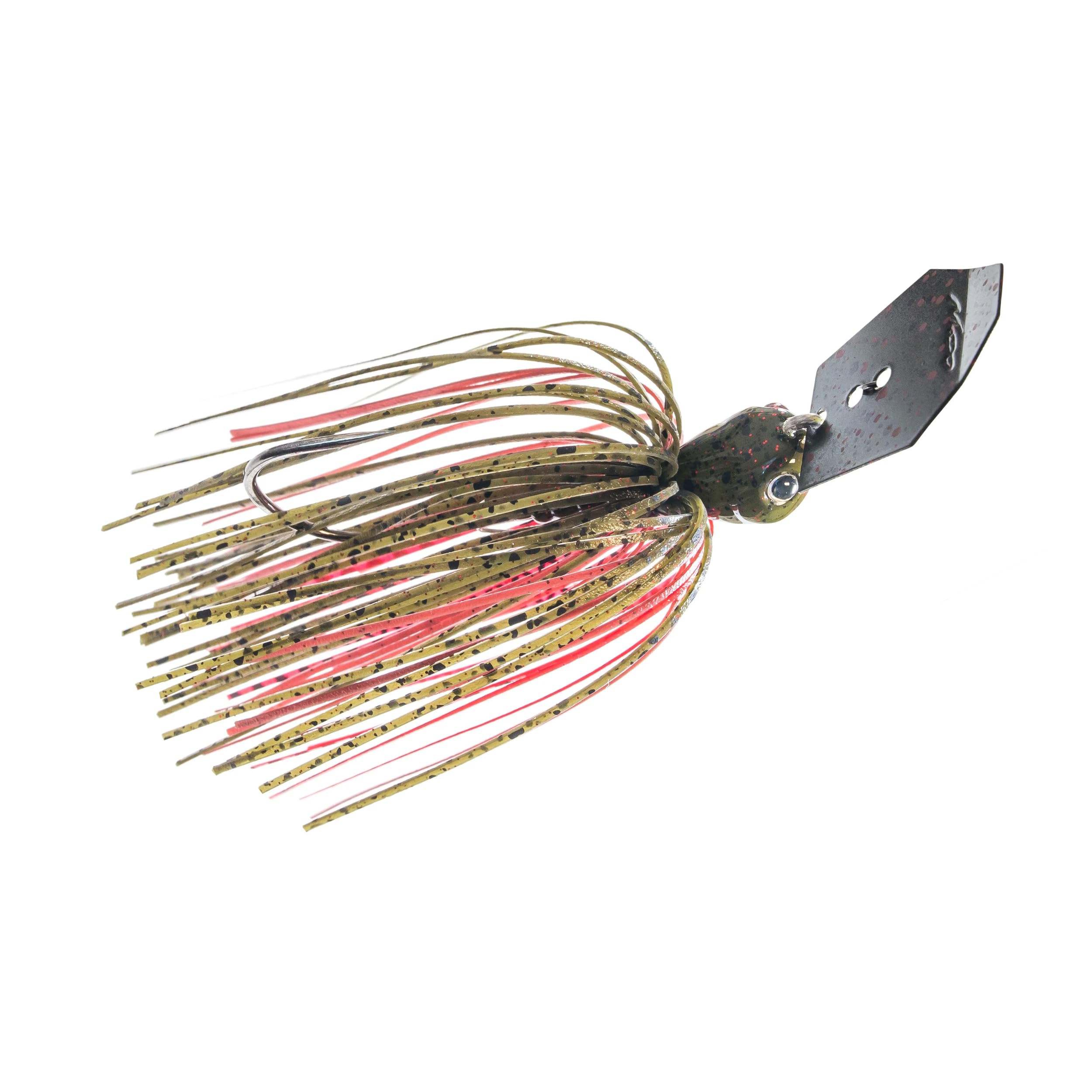 Z-Man ChatterBait JackHammer 1/2 oz head with 3D eyes for lifelike presentation near cover
