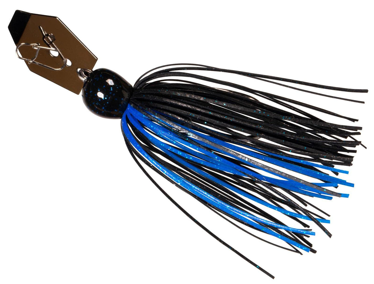 Z-Man ChatterBait MiniMax head-to-blade connection for precise vibration.