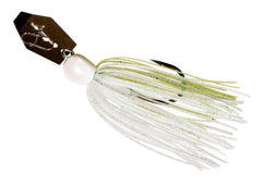 Z-Man ChatterBait MiniMax Gizzard Shad 1/4 oz close-up, showing compact blade action for bass.