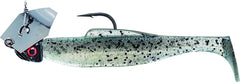 Z-MAN Diezel Chatterbait 1/4-ounce Bad Shad Black, ideal for inshore jigging and bladed jig action.