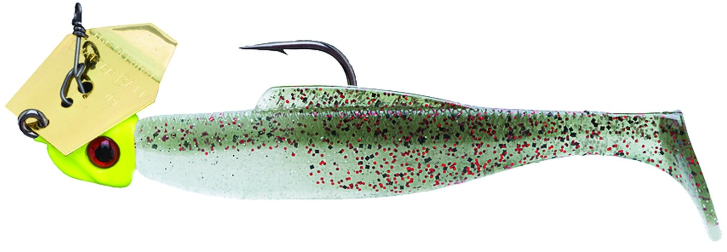 Z-MAN Diezel ChatterBait 1/4 oz in Redbone Gold/Chartreuse for inshore redfish, snook, and trout