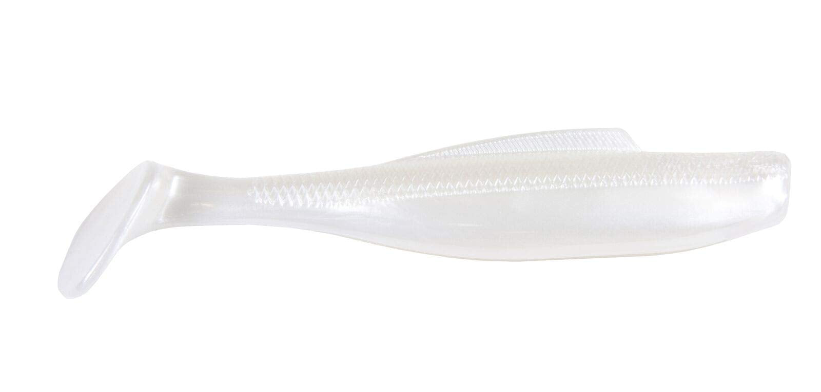 Z-Man Diezel MinnowZ swimbait, 7-inch Pearl, lifelike action for versatile fishing