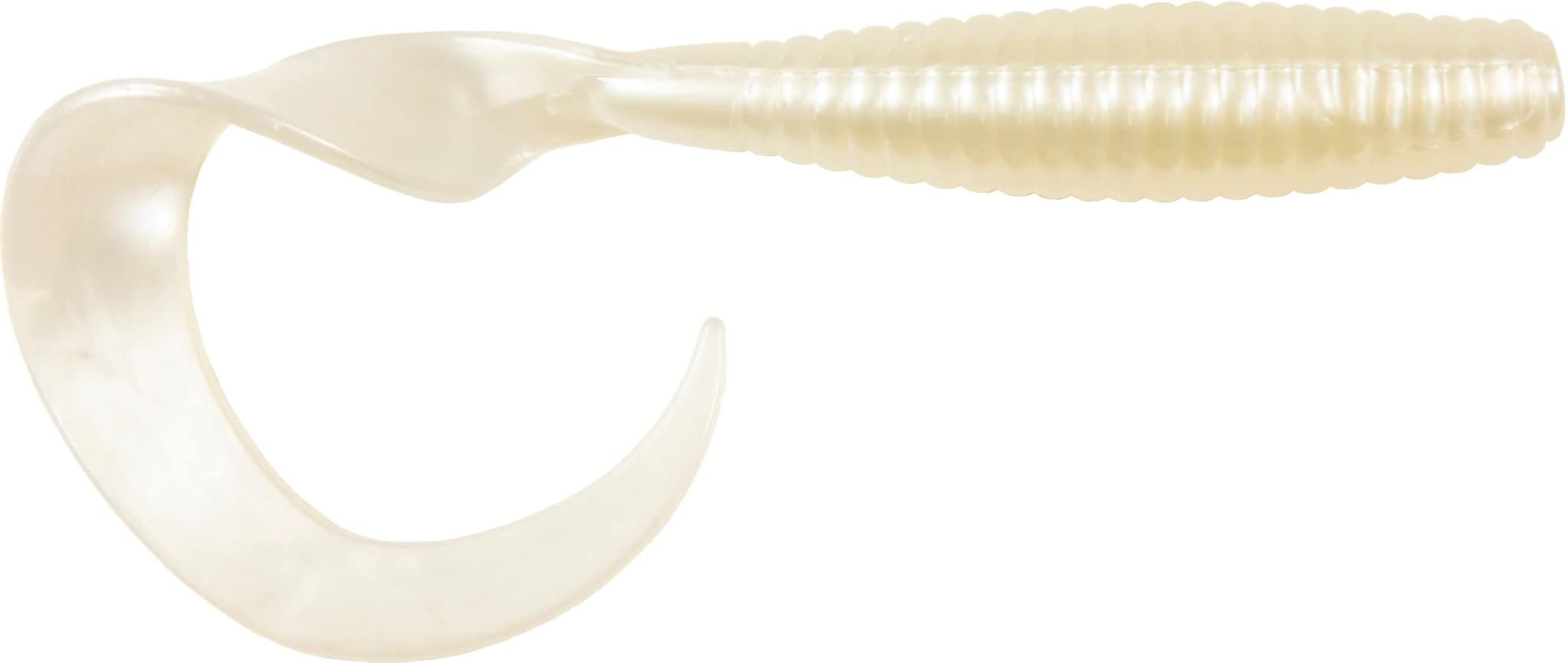 Z-MAN DoormatadorZ 5-inch Pearl lure, highly visible color ideal for fluke and saltwater targeting