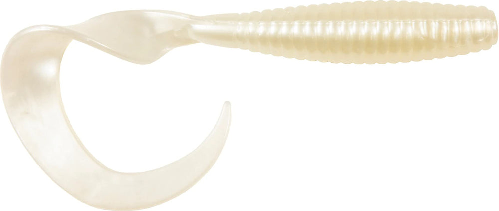 Z-MAN DoormatadorZ 5-inch Pearl lure, highly visible color ideal for fluke and saltwater targeting