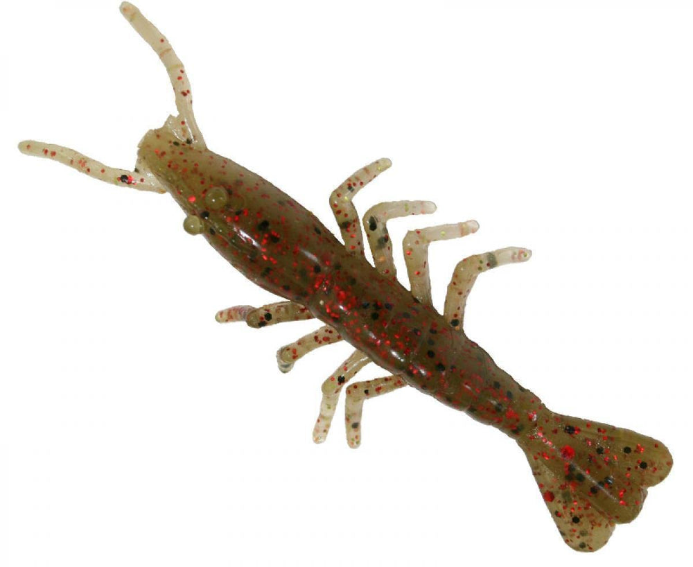 Z-Man Elaztech Scented ShrimpZ 3in Houdini for lifelike retrieves and weedless rigs.