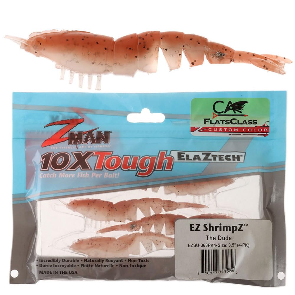 Z-Man EZ ShrimpZ 3.5-inch with segmented body for lifelike action