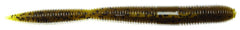 Z-Man FattyZ Fat5-46PK6 green pumpkin worm lure for bass fishing with salt-impregnated durability