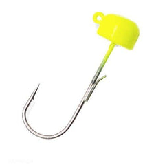 Z-Man Finesse ShroomZ Jighead with wire-keeper visible, secures ElaZtech bait without glue