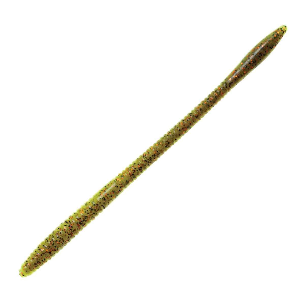 Z-Man Finesse WormZ 7-inch Coppertreuse on a shaky head showcasing finesse presentation