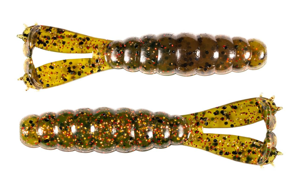 Z-MAN GOAT twin-action tails deliver thumping vibration at all retrieves.