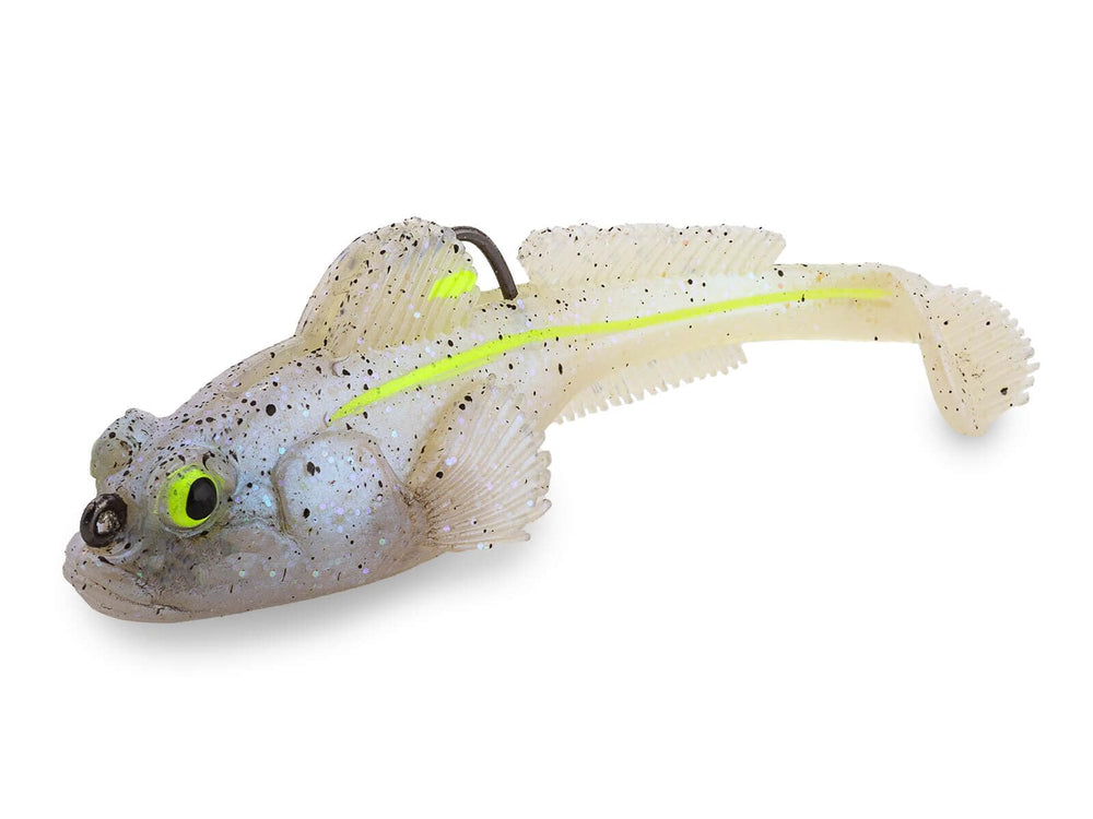 Z-Man Gobius body detail close-up for lifelike goby presentation.