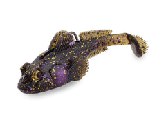 Z-Man Gobius Swimbait in green pumpkin goby; lifelike body detail for natural presentations.