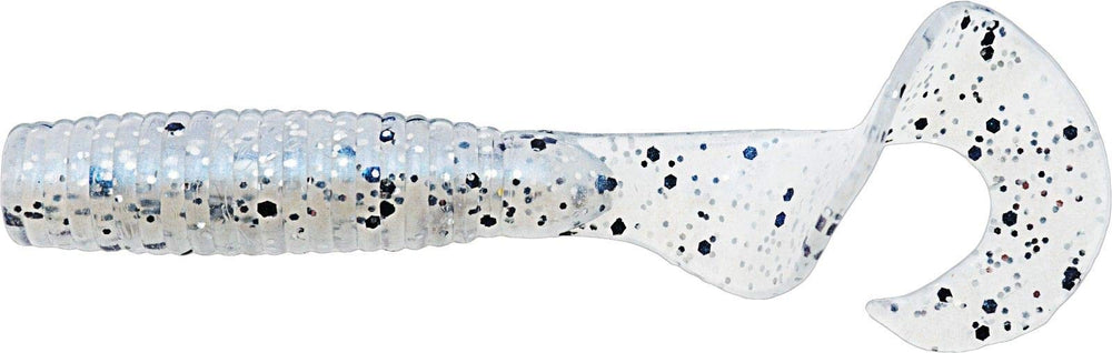 Z-Man GrubZ 3.5in Blue Glimmer Sparkle provides lifelike action for versatile lure setups