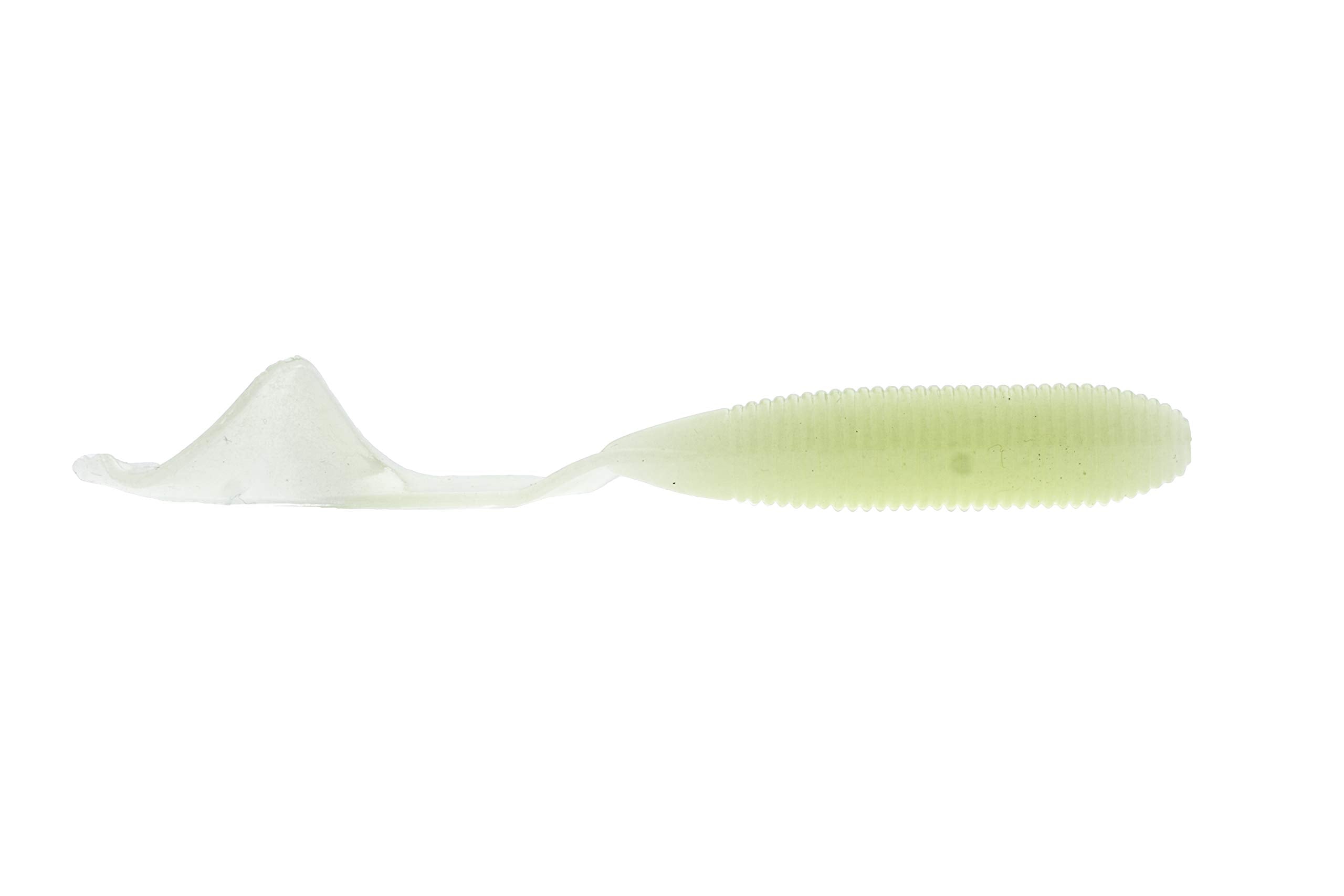 Z-MAN Grub 3-inch Glow lure shows lifelike action for jig trailers in glow color