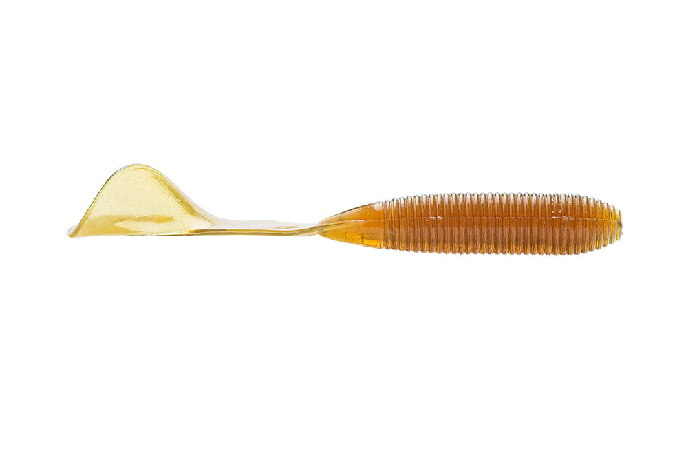 Z-MAN GrubZ 3-inch Motor Oil lure showing lifelike action for trailers and jigging