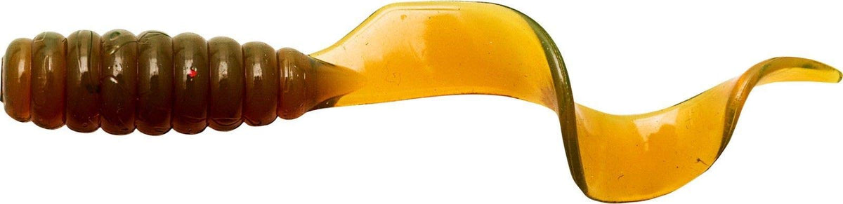 Z-Man GrubZ bait motor oil 2in shows lifelike action, ideal as a jig trailer