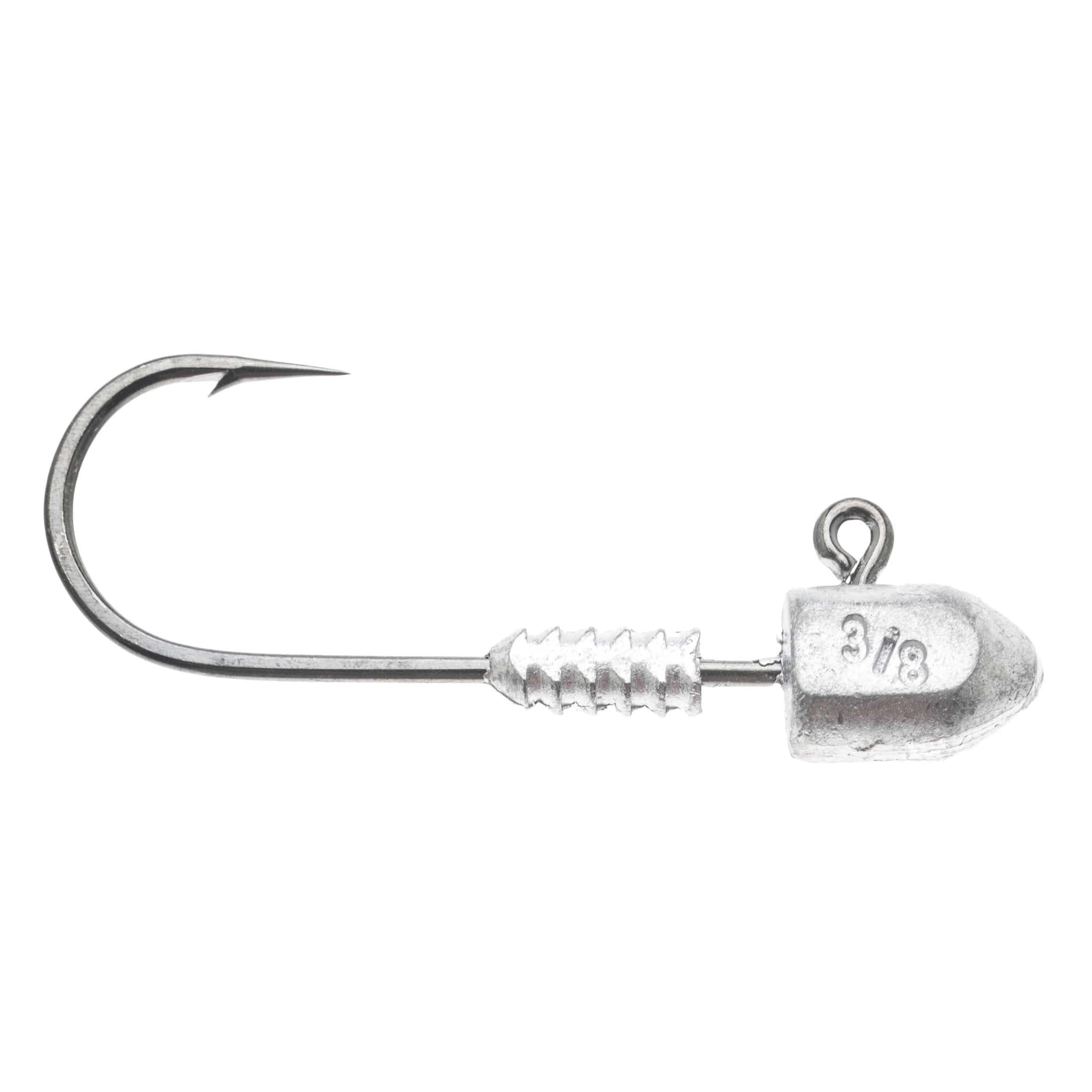 Z-MAN Headlock Z HD Jig Head with split keeper secures soft plastics for freshwater and saltwater use.