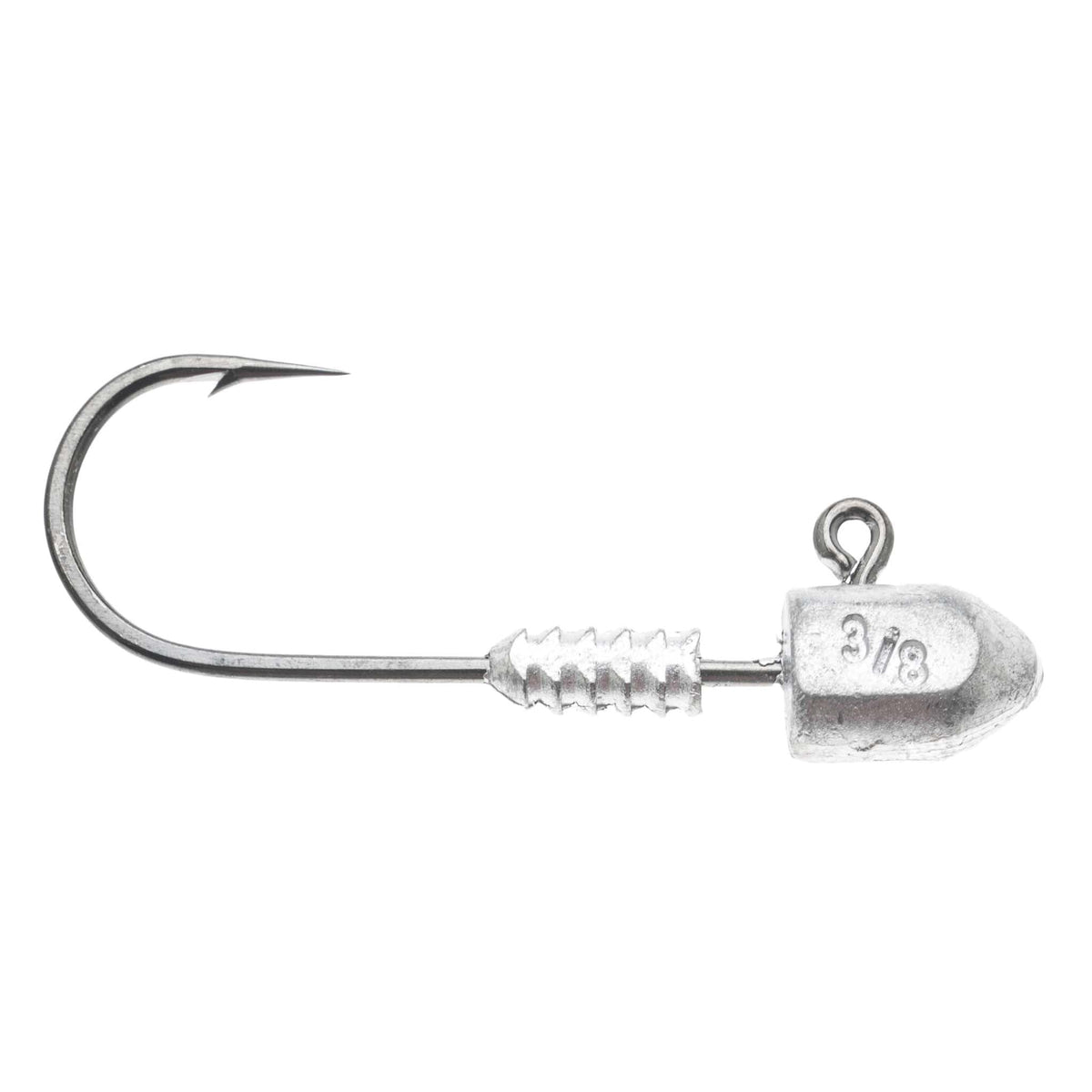 Z-MAN Headlock Z HD Jig Head with split keeper secures soft plastics for freshwater and saltwater use.
