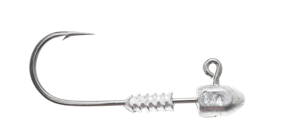 Z-MAN HeadlockZ HD jig head with ElaZtech plastic secured for saltwater jigging