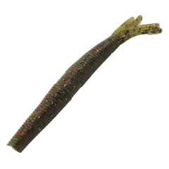 Close-up of Z-MAN Hula Stick 4in Canada Craw bait showing tentacles