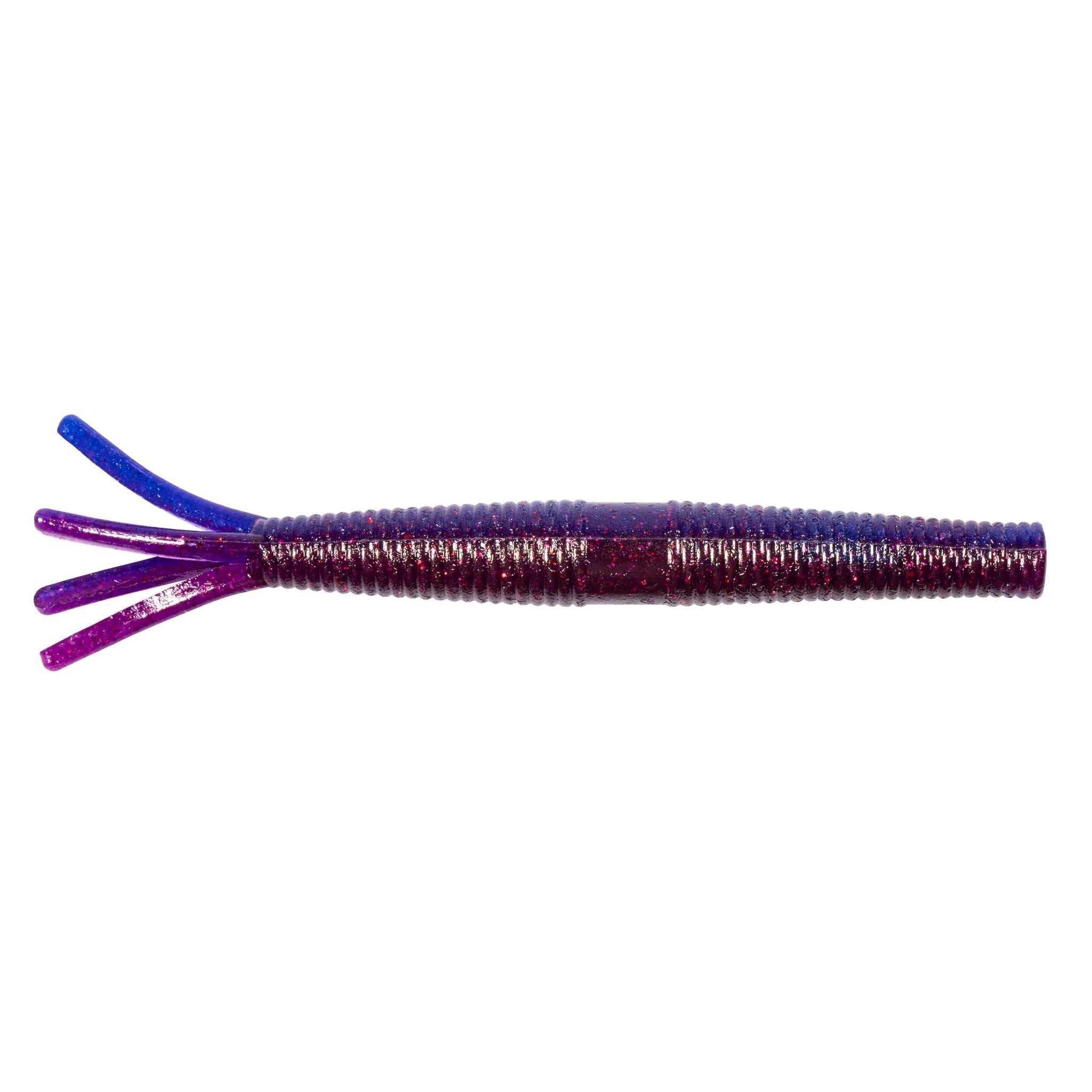 Z-Man Hula StickZ 4-inch Purple Rain, versatile finesse lure for bass and multispecies.