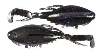 Z-Man Kicker Crabz 3.5 Purple Demon sideways-swim profile boosts redfish attraction