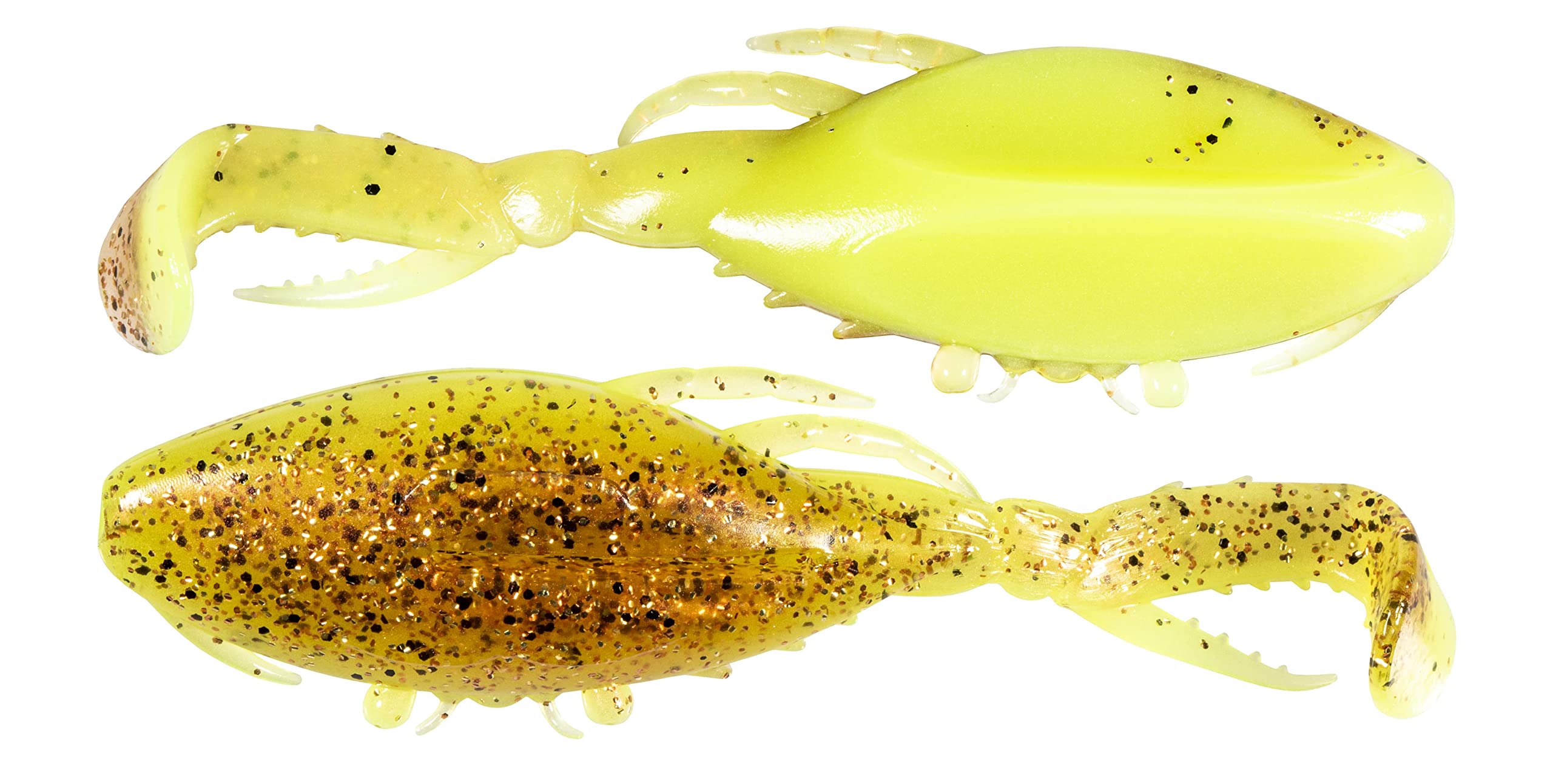 Z-Man Kicker Crabz shows buoyant defensive posture to boost hook-ups on slow retrieves.
