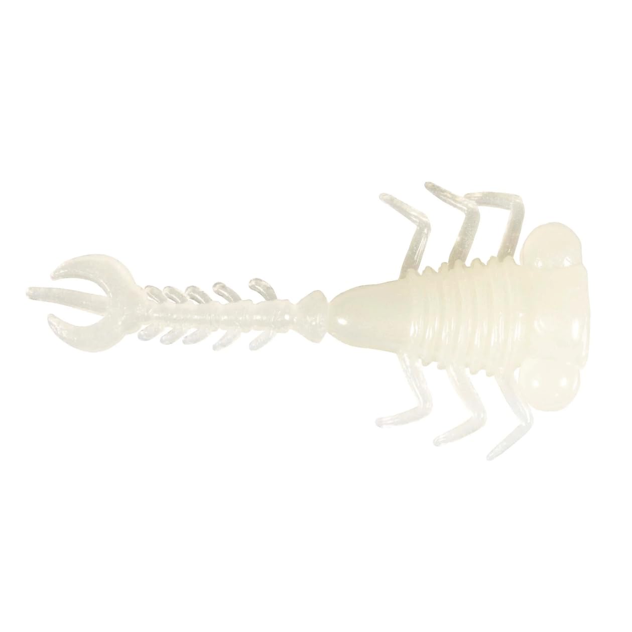 Z-Man Larvaz 1.75-inch glow with bulbous eyes for convincing panfish attraction.