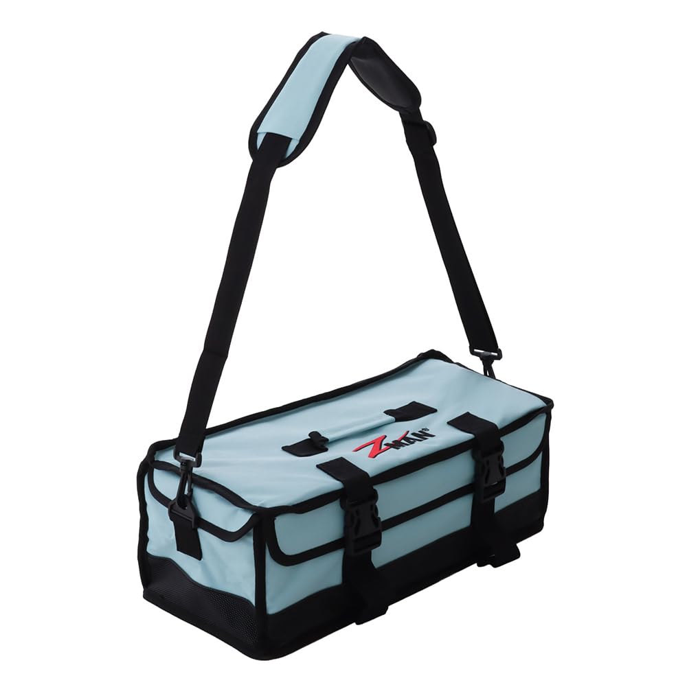 Z-Man Locker-1 ElaZtech Bait Lockerz rugged fabric protects gear in wet conditions.