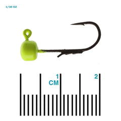 Z-Man MFH130 black jighead with versatile, low-reflective profile in clear water
