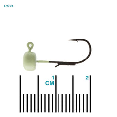 Z-Man MFH130-03PK5 Shroomz Black jighead blends with cover for subtle presentation.