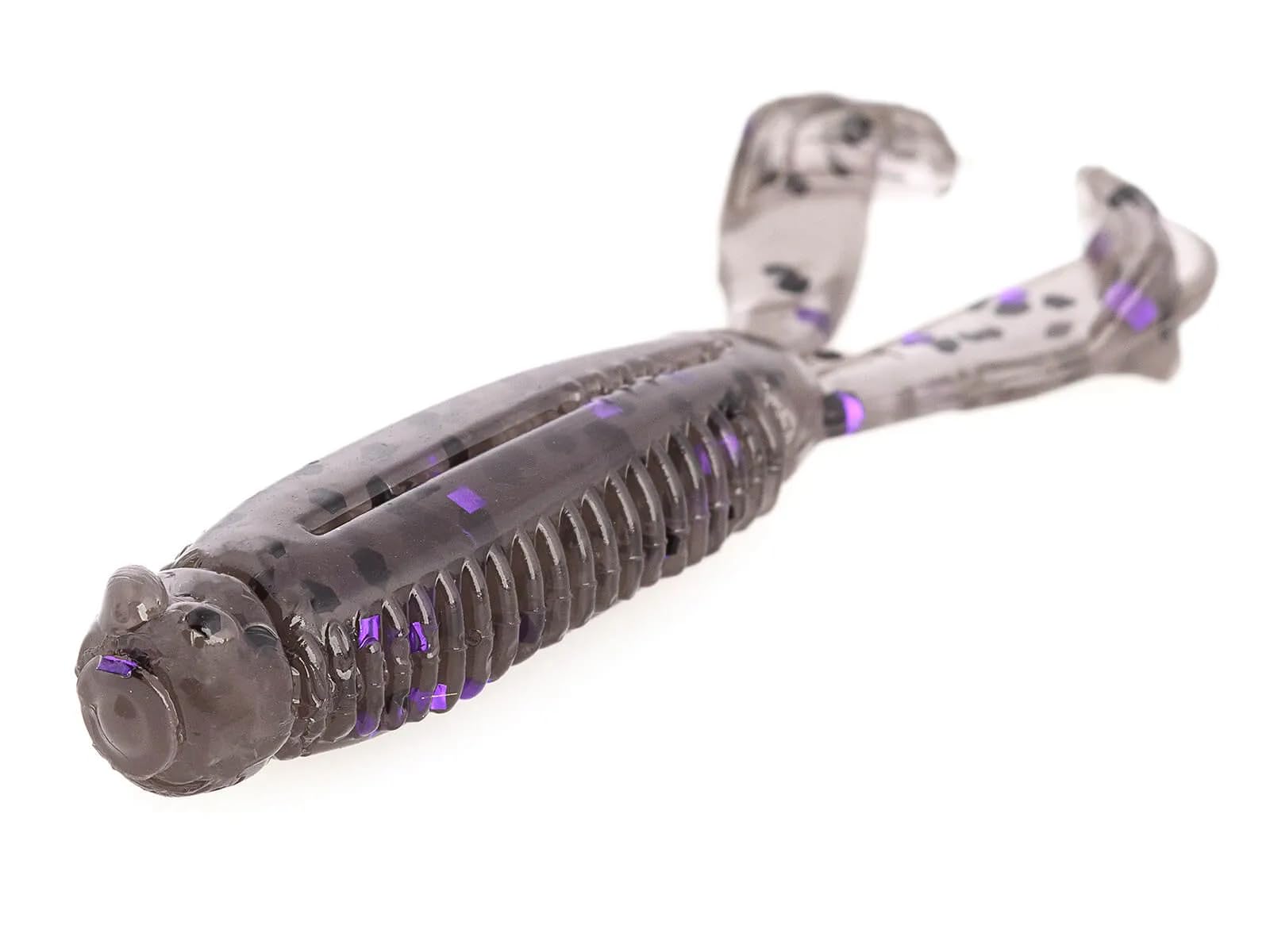 Z-Man MGT-350PK8 Micro Goat ribbed body boosts water displacement for better attraction
