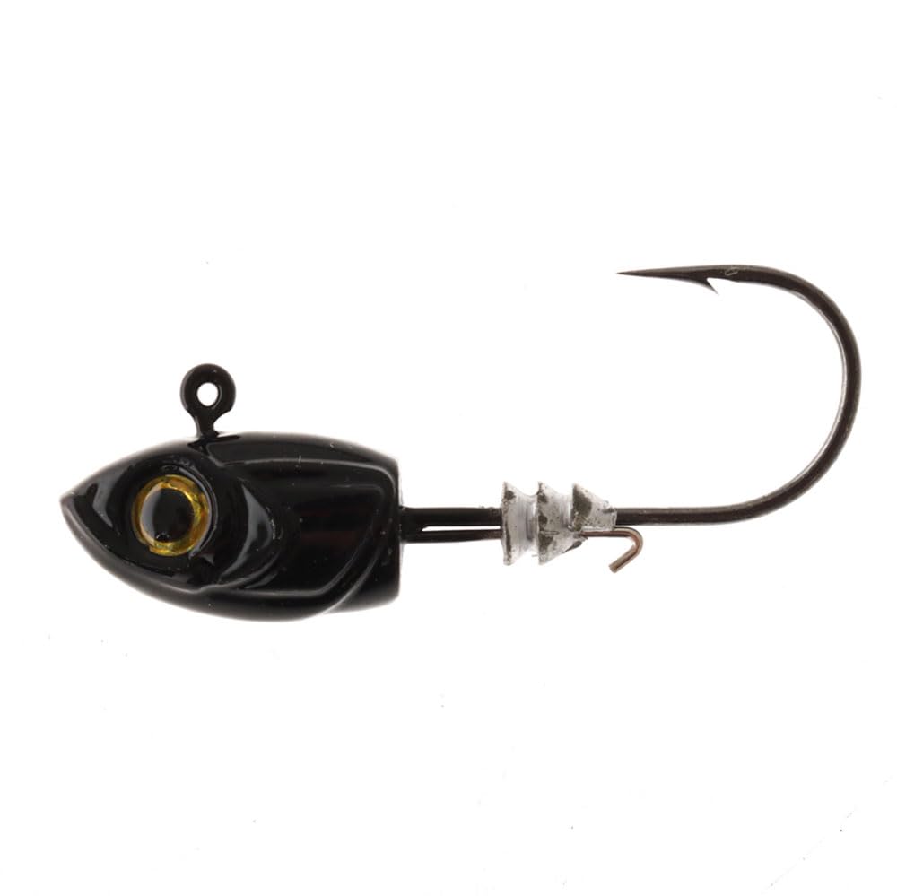 Z-Man HeadZ hybrid keeper secures ElaZtech baits on a 3/16 oz jighead.