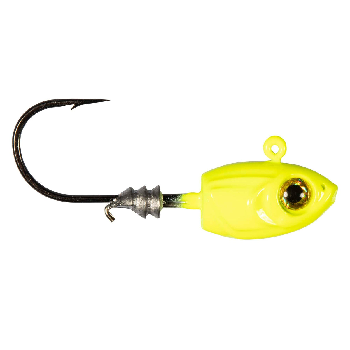 Z-Man MSH316-03PK4 Micro Shad HeadZ jighead in chartreuse for crappie fishing