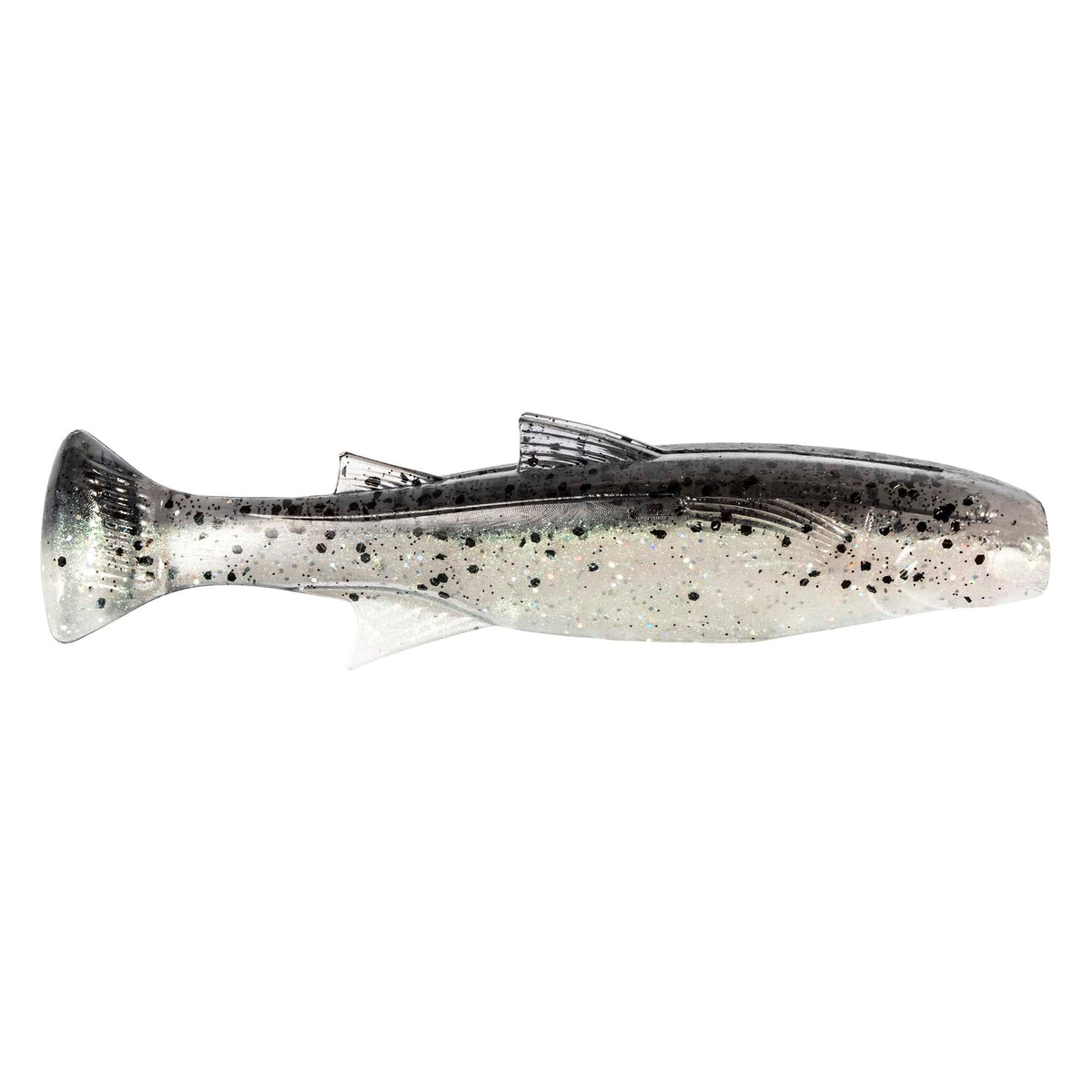 Z-Man Mulletron 4in Bad Shad body detail for lifelike mullet profile inshore fishing