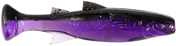 Z-Man Mulletron 4in Purple Demon lure with lifelike action for bass